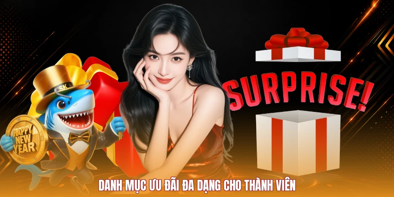 Danh mục ưu đãi dành cho thành viên 8QBET