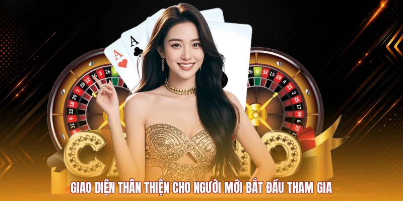Giao diện dành cho người mới tìm hiểu 8QBET