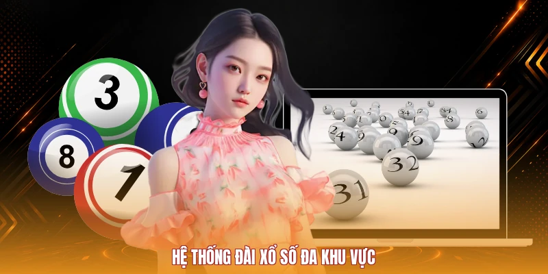 Hệ thống đài xổ số đa khu vực