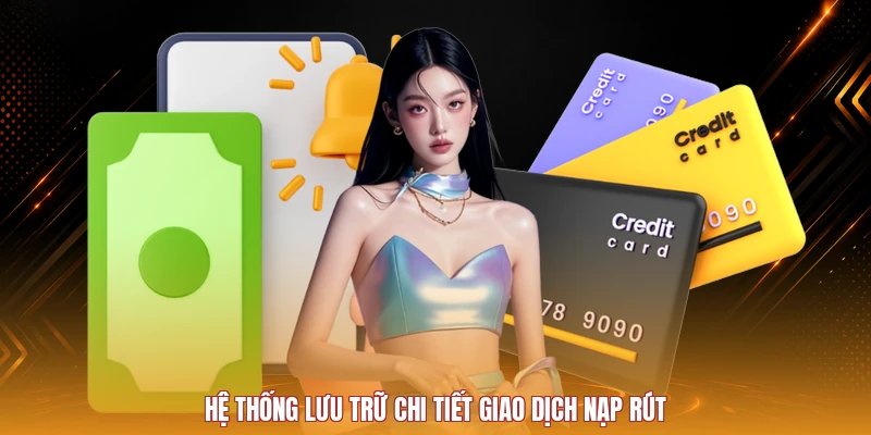 Hệ thống lưu trữ chi tiết giao dịch nạp rút